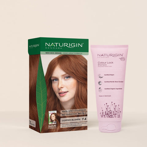 Copper Blonde 7.4 + Shampoo