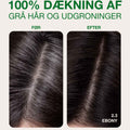 dækning af grå hår med ebony