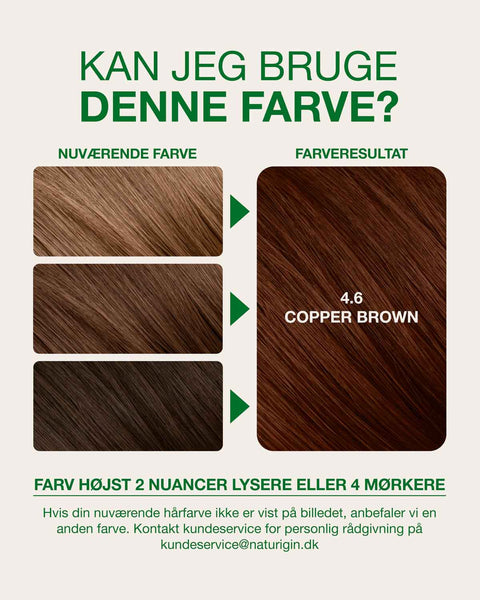 hårfarve guide til kobber brun