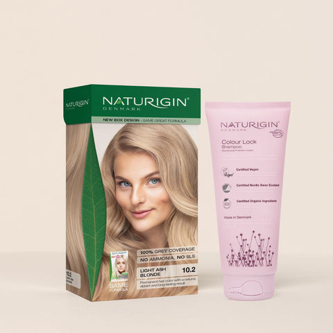 Light Aah Blonde 10.2 + Shampoo