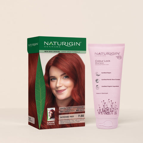 Intense Red 7.55 + Shampoo
